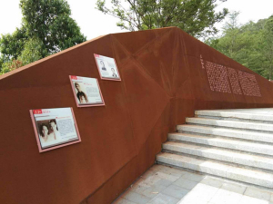 淮阳耐候钢挡土墙